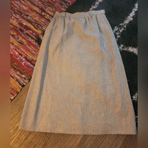 Grey Pencil Skirt